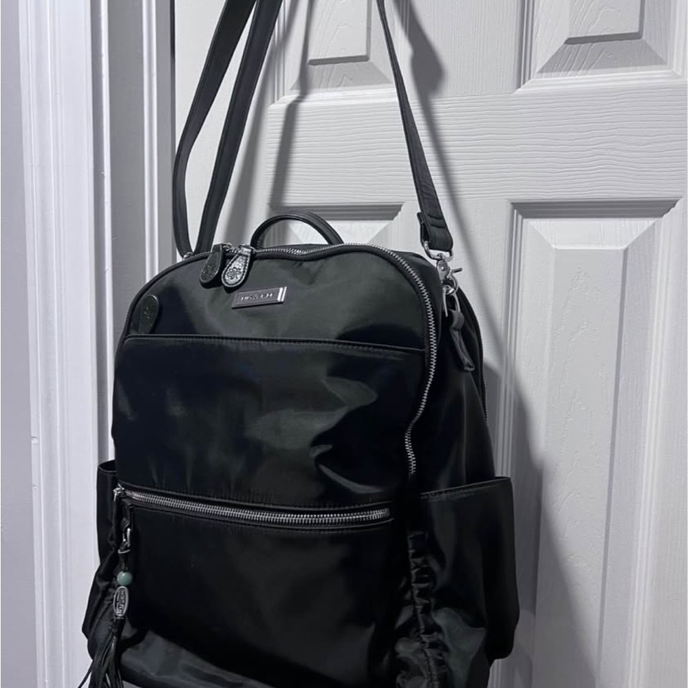 Lily Jade Anna Black Nylon Backpack, diaper bag